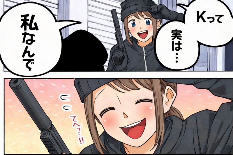 幸せカナコの殺し屋生活　イメージイラスト
